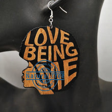 Load image into Gallery viewer, Free shipping!!Newest African Black Girl Wooden Earrings