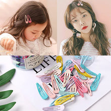 Load image into Gallery viewer, 10/20/30/40 New Girls Cute Colorful Waterdrop Shape Hairpins Sweet Hair Clips Kids Barrettes Slid Clip Fashion Hair Accessories