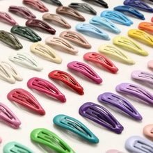 Load image into Gallery viewer, 10/20/30/40 New Girls Cute Colorful Waterdrop Shape Hairpins Sweet Hair Clips Kids Barrettes Slid Clip Fashion Hair Accessories