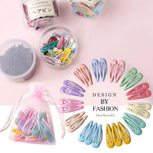 Load image into Gallery viewer, 10-40Pcs/pack Colors Hair Clips For Women Girls Fashion Solid Kids Hair Accessories Snap Metal Barrettes Hairpins Clip Bobby Pin
