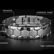 Load image into Gallery viewer, Charm bracelet Health Energy Bangle Arthritis Twisted Magnetic Exquisite Bracelet Male Gift Power Therapy Magnets Men Bracelet