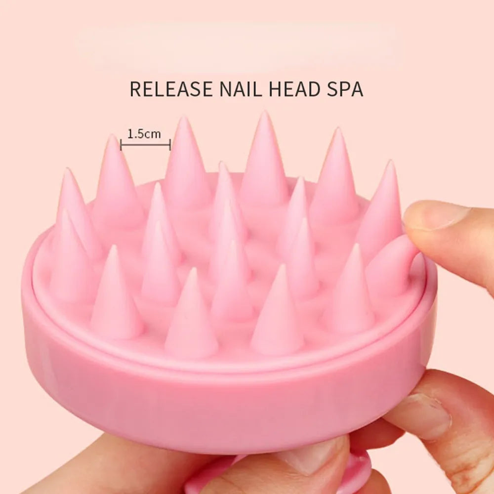 Silicone Head Scalp Massage Comb Shampoo Brush Hair Washing Comb Body Massage Brush Bath Shower Brush Salon Hairdressing Tool